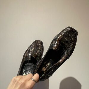 🍓3/$20🍓 Made in Italy Crocodile Pattern Loafers